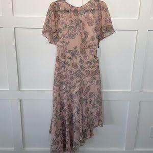 NWT ASTR THE LABEL Pink Garden Floral Dress